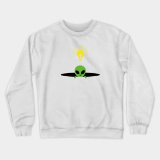 Minimal art with Alien Invasion idea Crewneck Sweatshirt